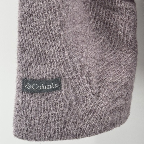 Columbia Women's Cowl Neck Pullover Sweater Purple Size 1X Cozy Thumbholes - Picture 7 of 12